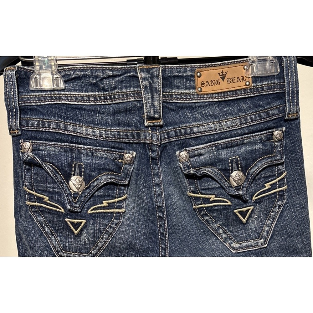 Sang Real by Miss Me King Leopold II Medium Wash Boot Cut Jeans 26